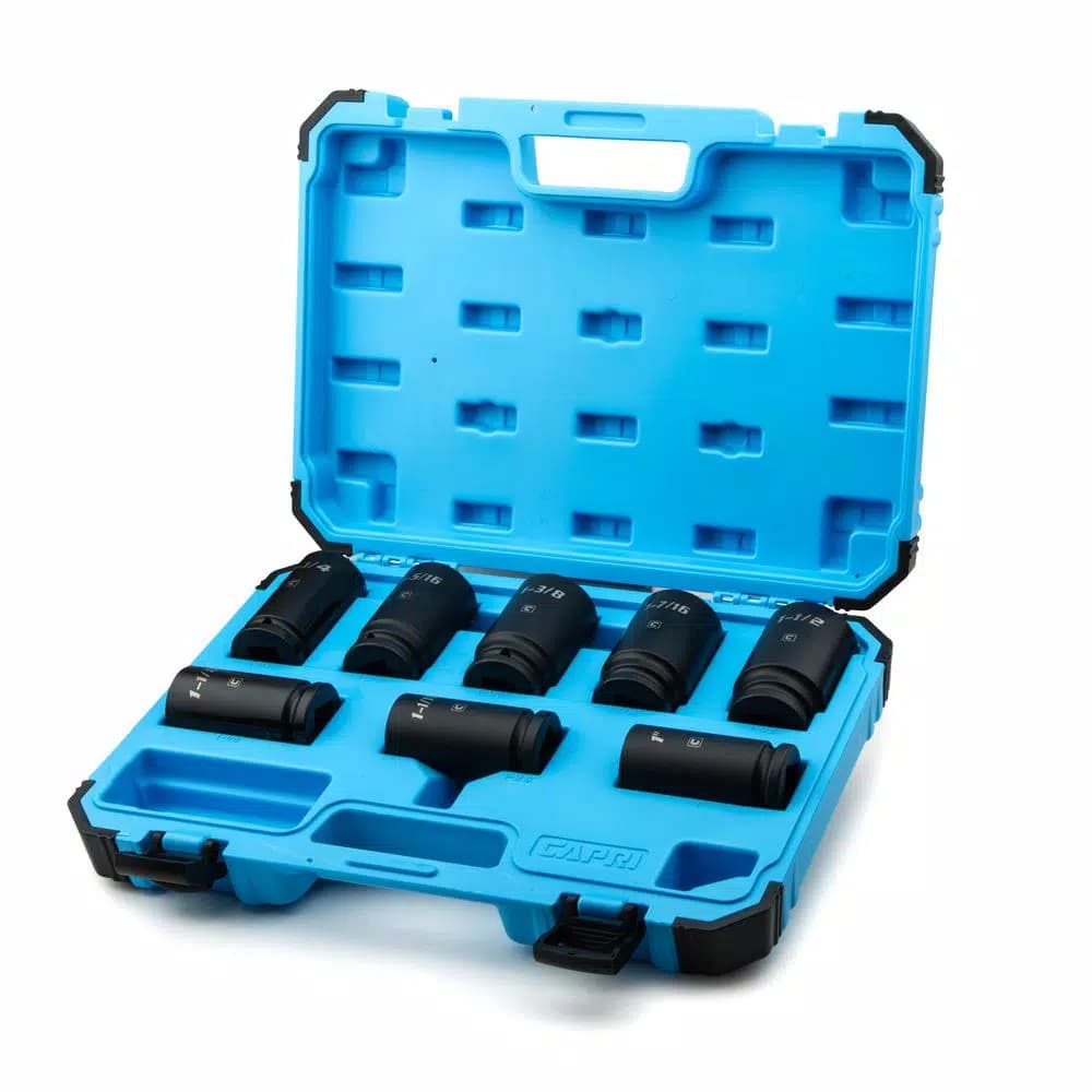 Capri Tools 3/4 in. Drive SAE Deep Impact Socket Set, 8-Piece