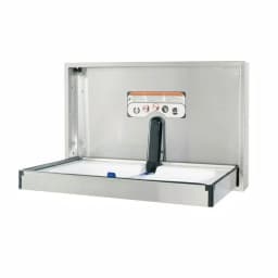 Foundations Horizontal Surface Mount 304 Stainless Steel Baby Changing Station thumbnail 4