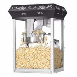 Great Northern Great Norther Foundation 6 oz. Black Countertop Popcorn Machine with Stainless Steel Kettle thumbnail 3