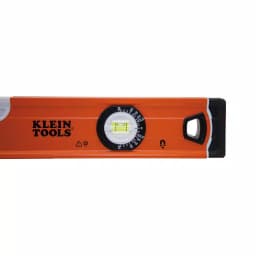 Klein Tools 24 in. Magnetic Bubble Level with V-Groove and High-Visibility Orange Body thumbnail 11