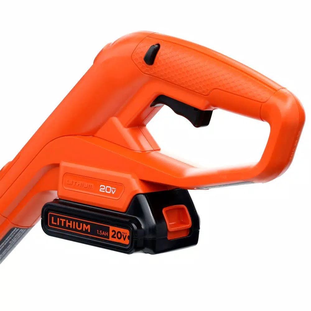 BLACK+DECKER 20V MAX Cordless String Trimmer and Edger with (2) 1.5 Ah Lithium-Ion Batteries and Charger