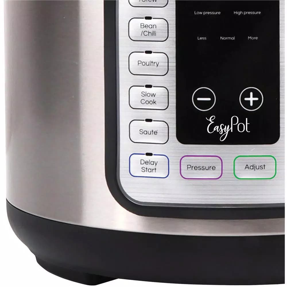 Unbranded Brentwood Appliances 6 Qt. Easy Pot 8-in-1 Electric Multicooker with LED Display, Silver
