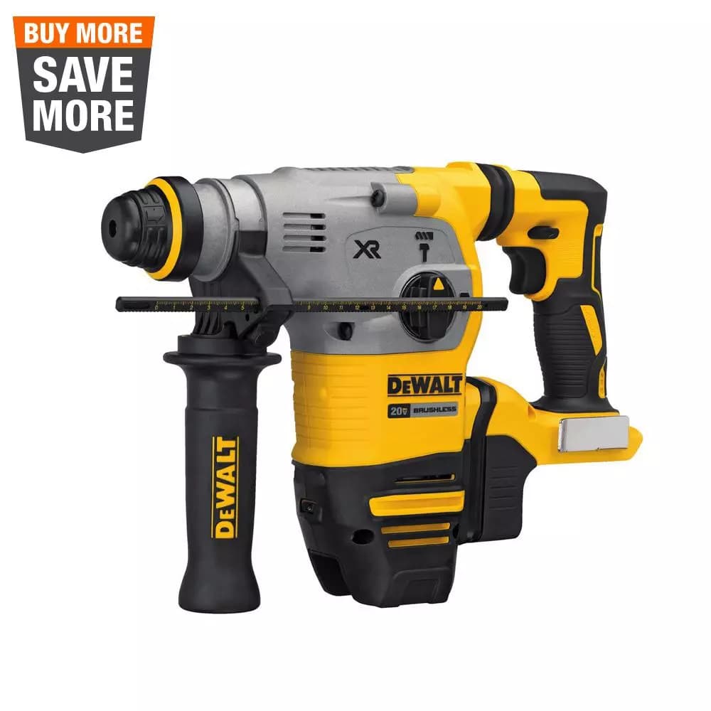 DEWALT 20V MAX XR Brushless 1-1/8 in. SDS Plus L-Shape Rotary Hammer (Tool-Only)