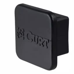 CURT 2" Rubber Trailer Hitch Receiver Tube Cover, Black thumbnail 6