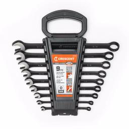 Crescent X10 12-Point Long Pattern Combination SAE Wrench Set, 9-Piece thumbnail 2