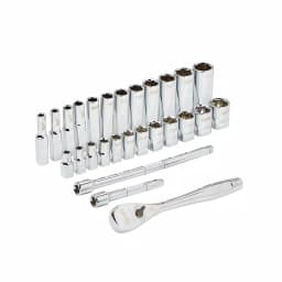 Milwaukee 28-Piece 1/4 in. Drive Metric Ratchet and Socket Set thumbnail 7