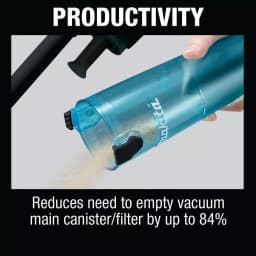 Makita White Cyclonic Vacuum Attachment for Makita 18V LXT and 12V Max CXT Vacuums thumbnail 4