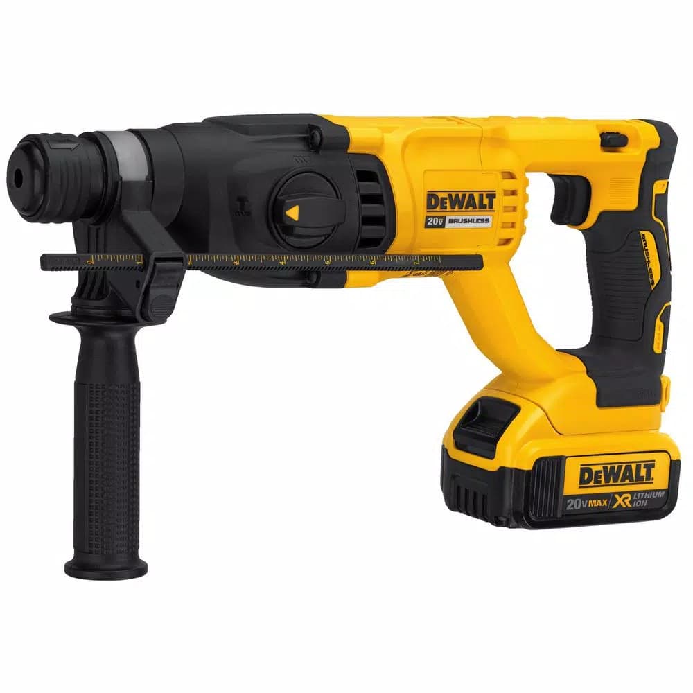 DEWALT 20V MAX XR Brushless 1 in. SDS Plus D-Handle Rotary Hammer Kit with 5.0Ah Battery & Charger