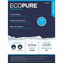 EcoPure EPW4C Universal Fit Carbon Block Whole House Water Filter thumbnail 3