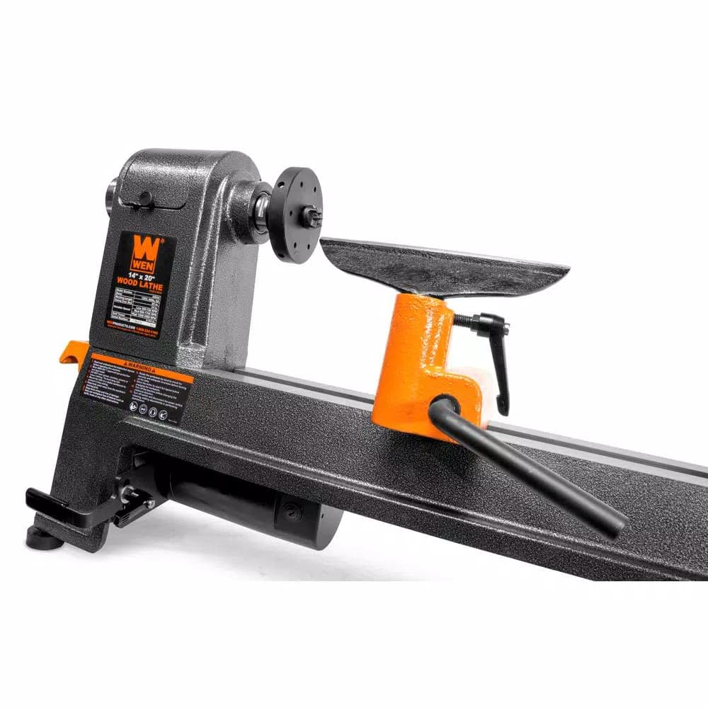 WEN 14 in. x 20 in. Variable Speed Benchtop Wood Lathe, 6 Amp
