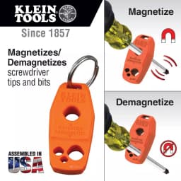 Klein Tools 8-Piece Screwdriver Set with Patented Magnetizer/Demagnetizer and Cushion-Grip Handles thumbnail 4