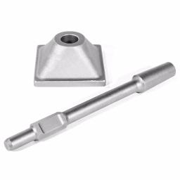 Stark 1-1/8 in. Hex Steel Tamper Shank and Plate for Electric Demolition Jack Hammers thumbnail 2