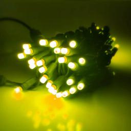HOLIDYNAMICS HOLIDAY LIGHTING SOLUTIONS 50-Light RGB LED String Lights, 5 mm Frosted Bulbs, 4 in. Spacing, Green Cord thumbnail 6
