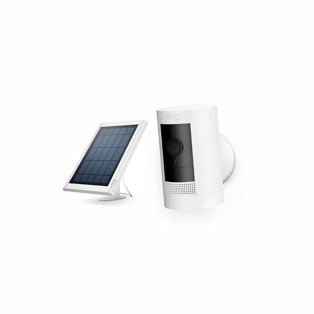 Ring Solar Panel for Spotlight Cam Battery and Stick Up Cam Battery, White