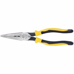 Klein Tools 8 in. Journeyman Heavy Duty Long Nose Side Cutting and Stripping Pliers thumbnail 1