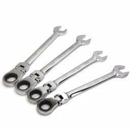Stark ELITE 4-Piece Metric Flex-Head Ratcheting Wrench Set thumbnail 1