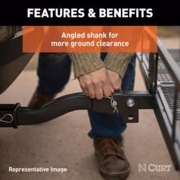 CURT Steel Basket Style Hitch Cargo Carrier, 500 lb. Capacity, 2 in. Receiver thumbnail 7