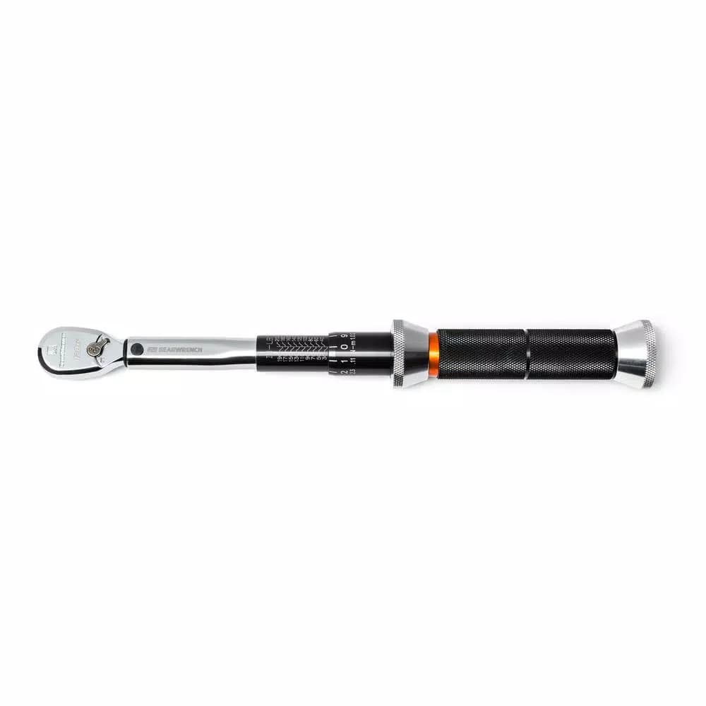 GearWrench 120XP Micrometer Torque Wrench, 1/4 in. Drive, 30-200 in-lbs