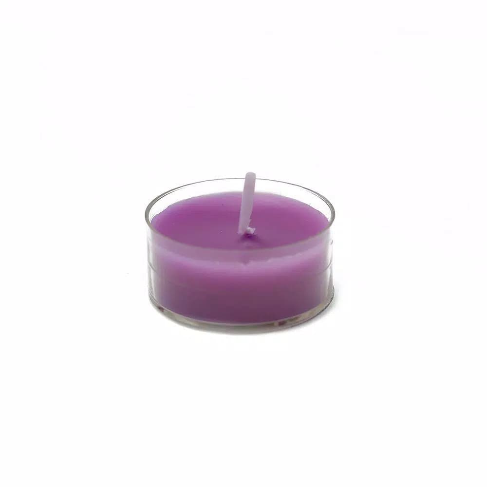 Zest Candle Purple Tealight Candles, 1.5 in. Diameter (50-Pack)