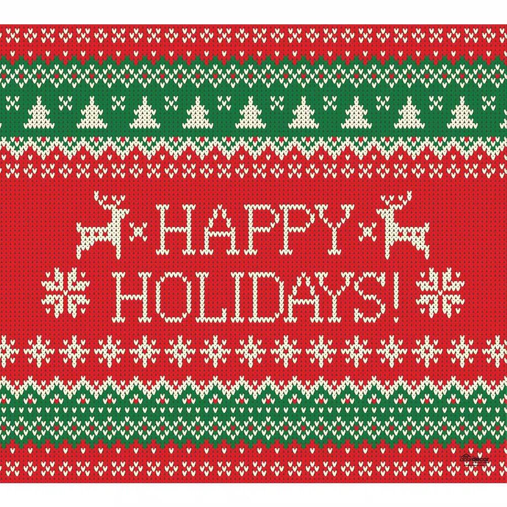 My Door Decor 7 ft. x 8 ft. Ugly Christmas Sweater Garage Door Mural - Holiday Banner