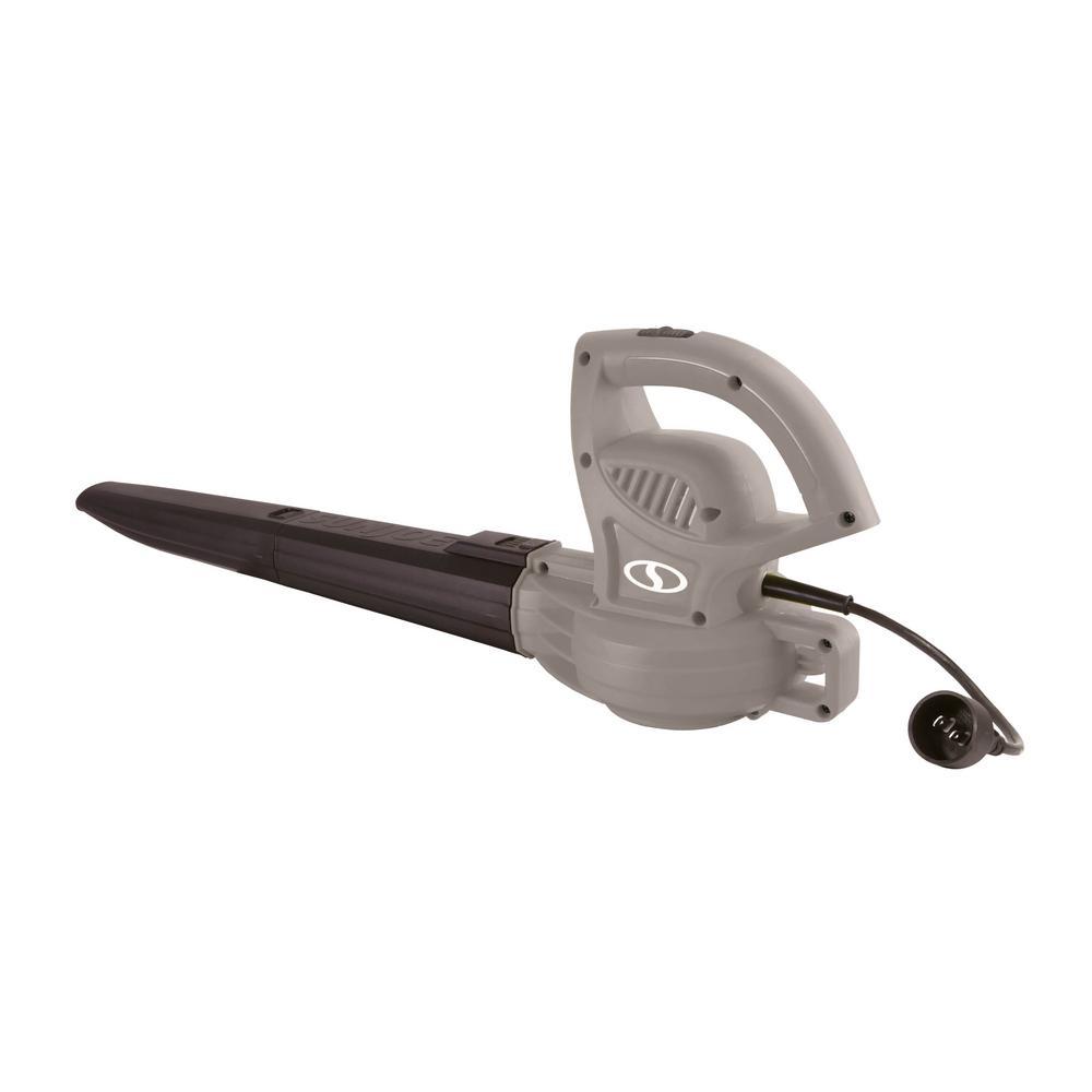 Sun Joe 6 Amp Electric Handheld Leaf Blower, 155 MPH, 200 CFM, Gray