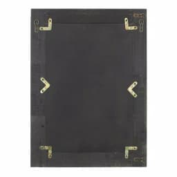 Aspire Home Accents Pueblo Distressed White Wood Frame Accent Mirror with Rustic Arrow Hinges and Hooks thumbnail 5