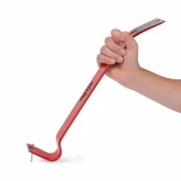 TEKTON 18 in. Flat Utility Pry Bar with Chisel Tips and 3 Nail Slots thumbnail 4
