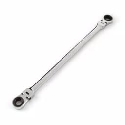 TEKTON 12 mm x 14 mm Extra Long Flex-Head Ratcheting Box End Wrench thumbnail 1
