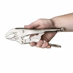 Capri Tools Klinge 7 in. Curved Jaw Locking Pliers with Wire Cutter thumbnail 3