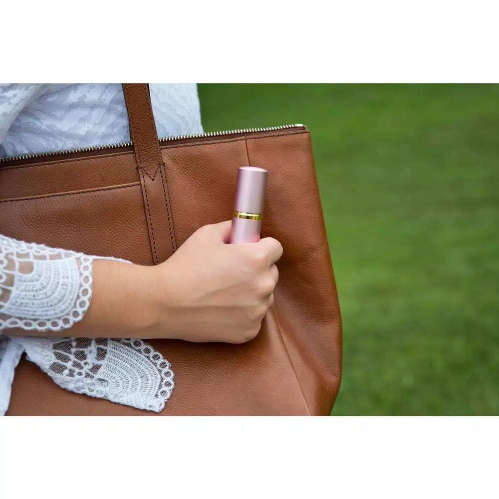 SABRE Lipstick Pepper Spray Personal Defense Spray - Pink Discreet Design