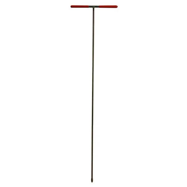 JONES STEPHENS 48 in. Steel Probing Rod with Rifle Point for Locating Underground Pipes