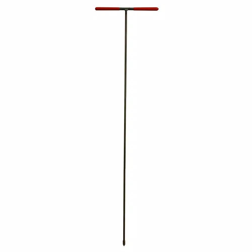JONES STEPHENS 48 in. Steel Probing Rod with Rifle Point for Locating Underground Pipes
