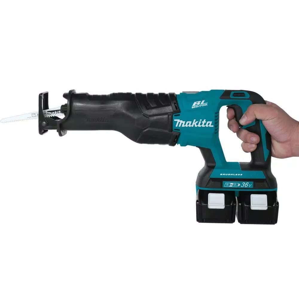 Makita 36V (18V X2) LXT Brushless Cordless Reciprocating Saw Kit with (2) 5.0Ah Batteries and Charger
