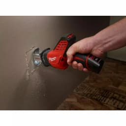 Milwaukee M12 12V Lithium-Ion HACKZALL Cordless Reciprocating Saw Kit with 2 1.5 Ah Batteries, Charger & Case thumbnail 3
