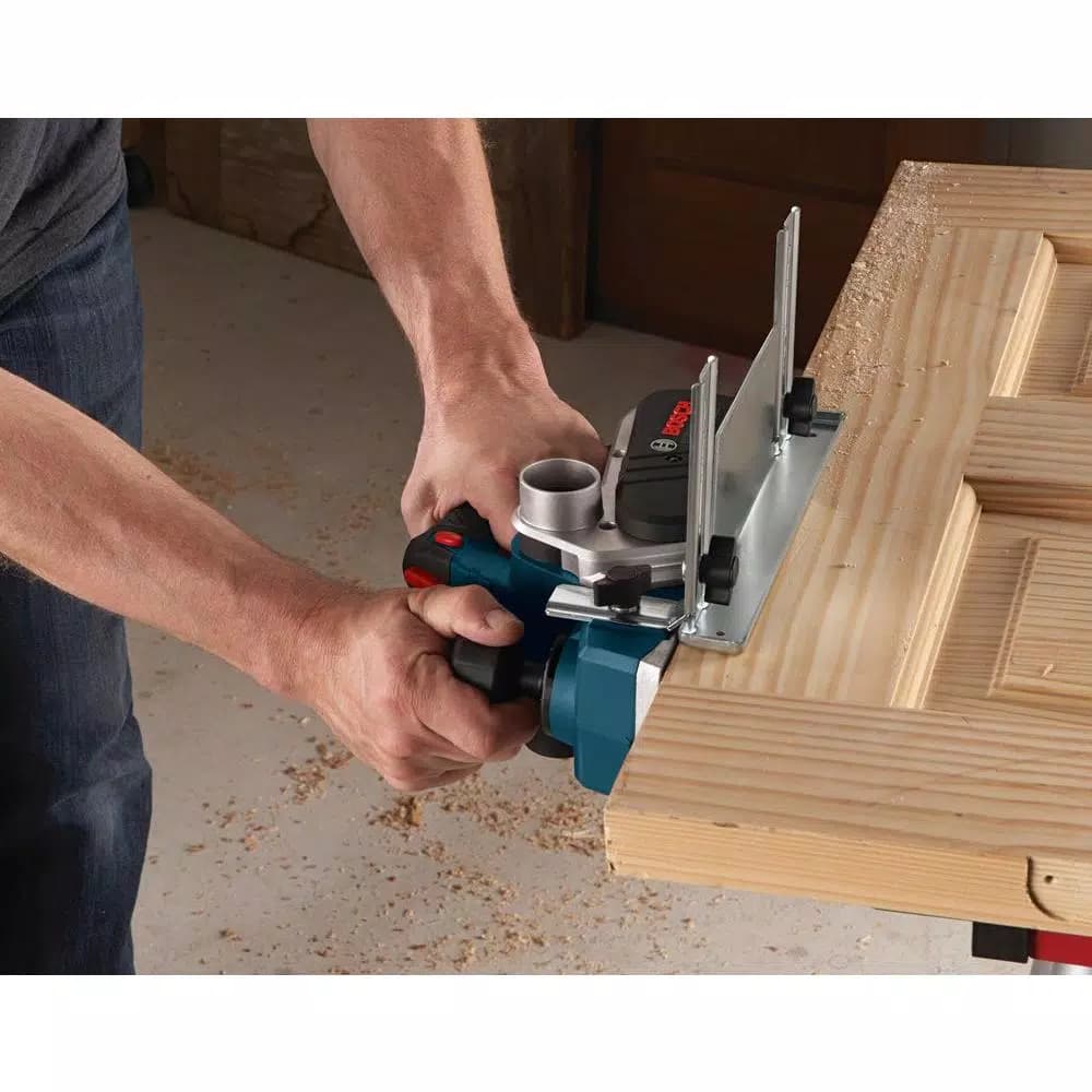 Bosch 6.5 Amp 3-1/4 in. Corded Planer Kit with Woodrazor Carbide Blades and Carrying Case