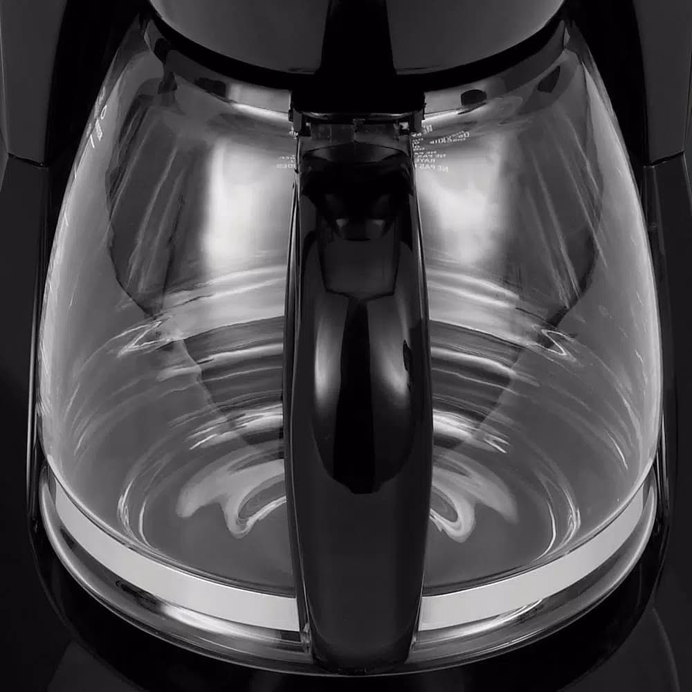 BLACK+DECKER 12-Cup Programmable Drip Coffee Maker with Glass Carafe, Black