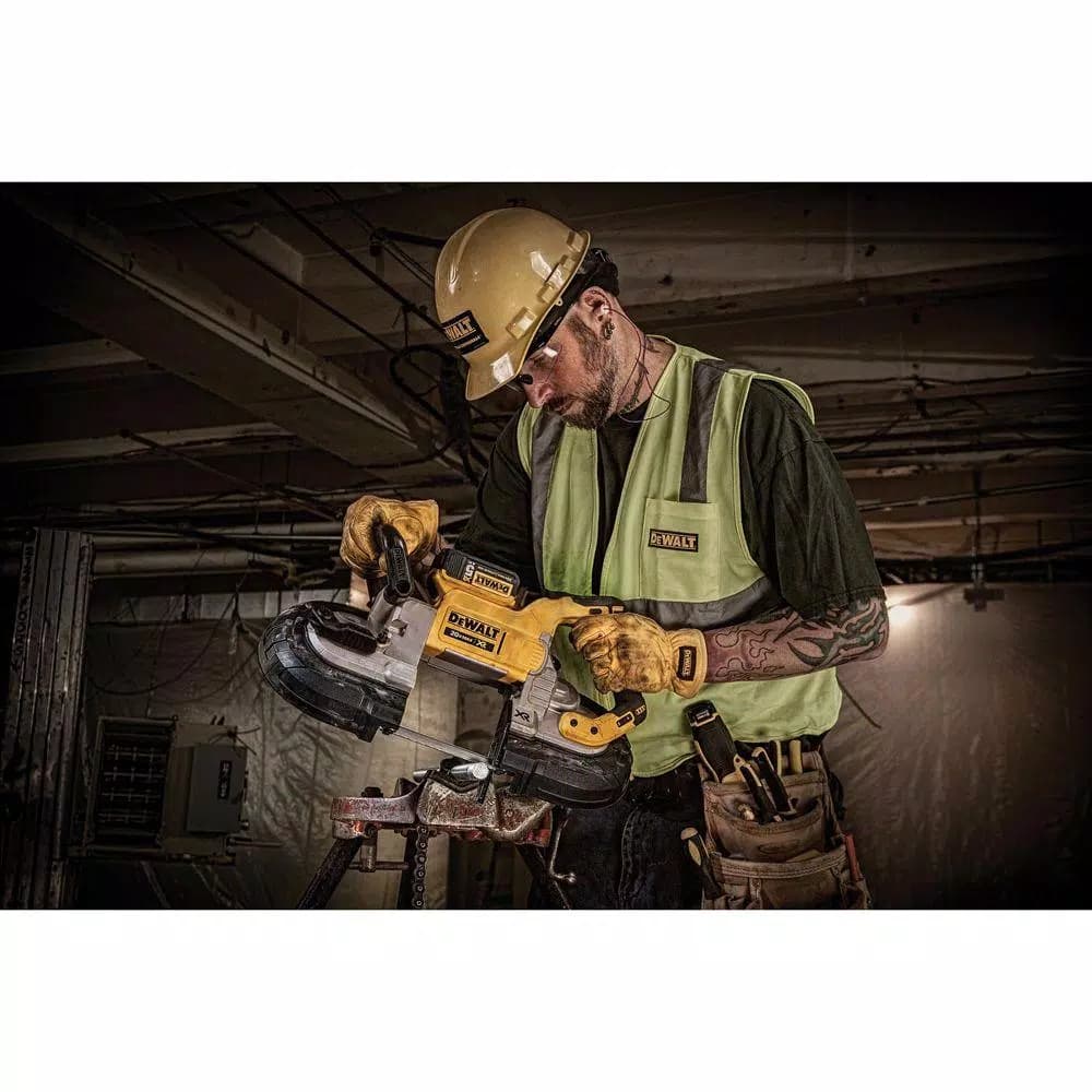 DEWALT 20V MAX XR Cordless Brushless Deep Cut Band Saw & 4-1/2 in. Grinder Combo Kit
