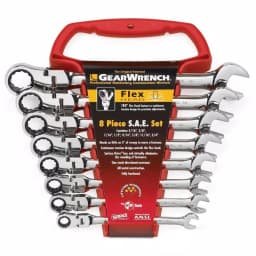 GearWrench 8-Piece SAE Flex Ratcheting Wrench Set thumbnail 1