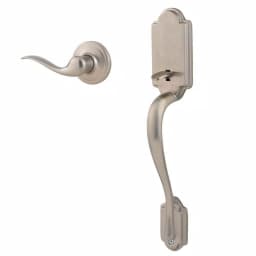 Kwikset Arlington Satin Nickel Entry Door Lever, Right-Handed, Handleset Only thumbnail 1