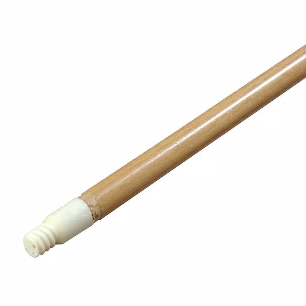 Carlisle Flo-Pac 60 in. Wood Handle with Nylon Threaded Tip (12-Pack)