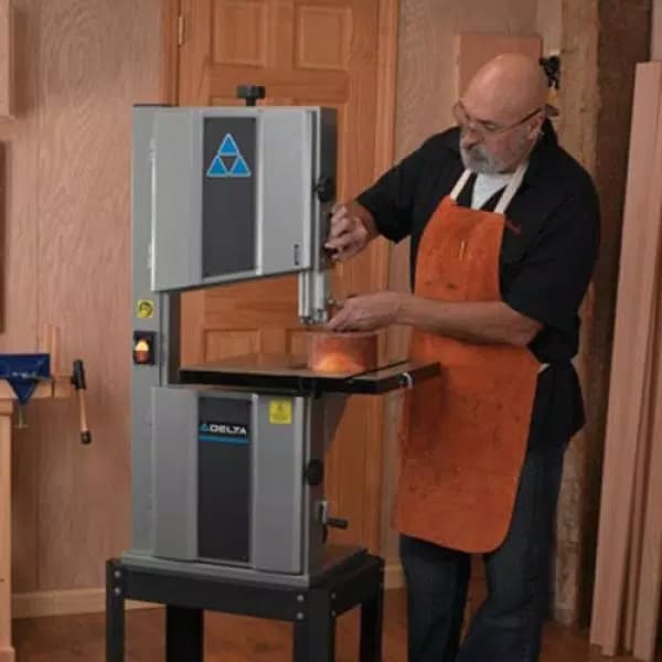 Delta 14 in. 1 HP 10 Amp Steel Frame 2-Speed Band Saw