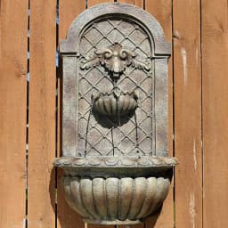 Sunnydaze Decor Venetian Florentine Stone Outdoor Wall Water Fountain thumbnail 2