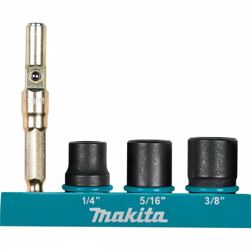 Makita Impact GOLD Detachable Nut Setter Set, 3-Piece Hex Shank