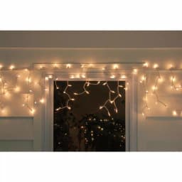 Northlight 150-Light Clear Mini Icicle Lights with White Wire, 10 ft. thumbnail 2