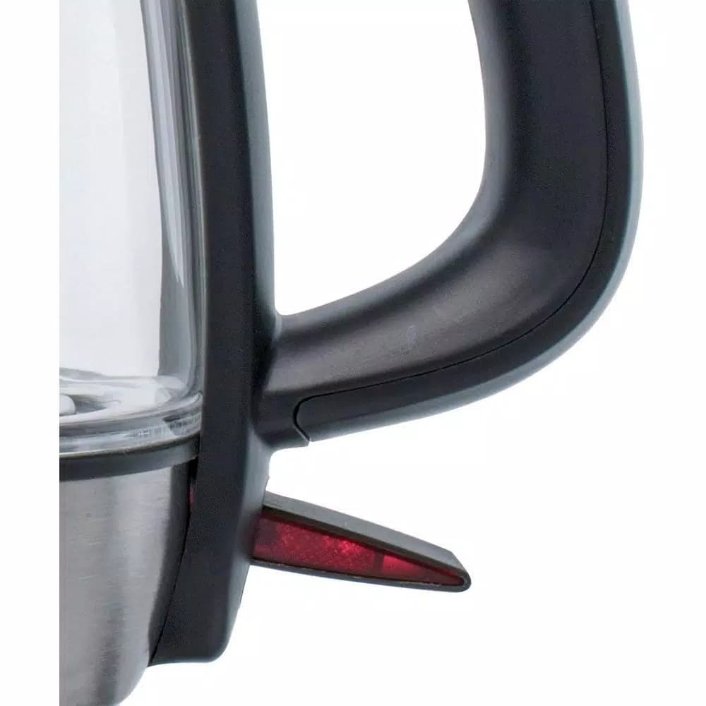 Brentwood Appliances KT-1910BK 1 Liter Cordless Glass Electric Kettle, 4.2-Cup, Black
