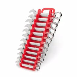 TEKTON 12-Piece Metric Stubby Combination Wrench Set, 8-19 mm thumbnail 1