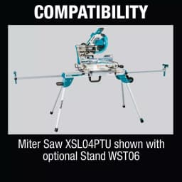 Makita 18V X2 LXT 10 in. Brushless Dual-Bevel Sliding Compound Miter Saw Kit with 4 5.0 Ah Batteries & Charger thumbnail 12