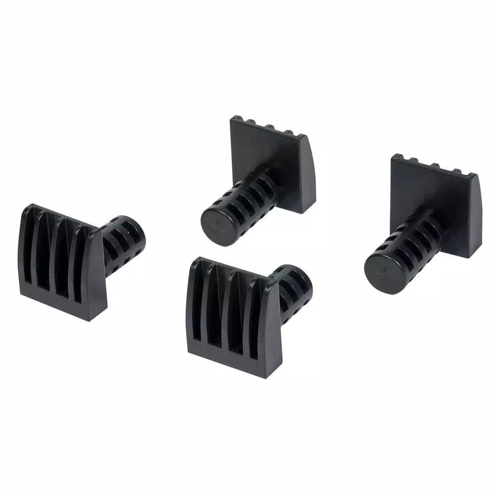 POWERTEC Low Profile Bench Dogs, 4-Pack Woodworking Workbench Stops