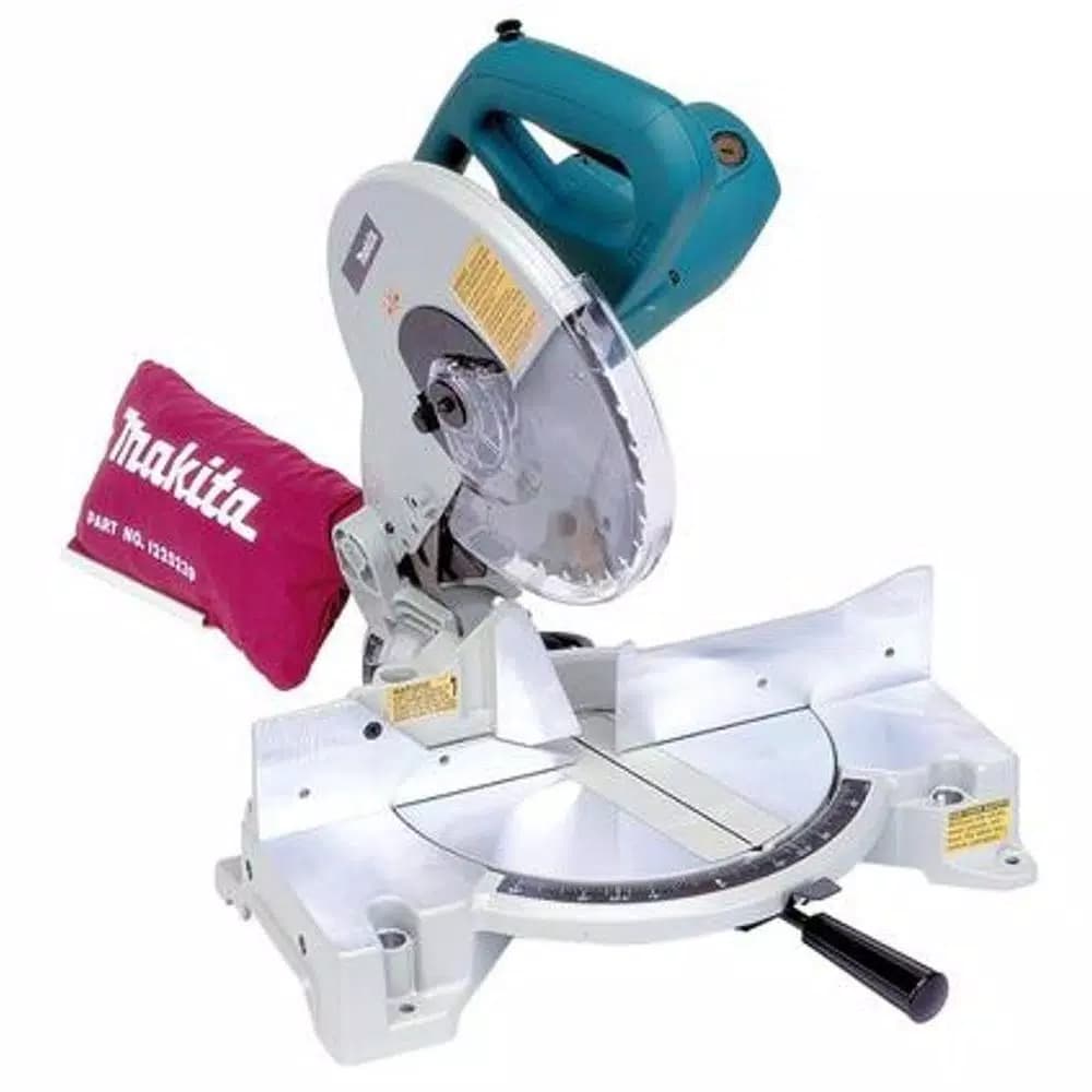 Makita 10 in. 15 Amp Corded Single Bevel Compound Miter Saw with 40T Carbide Blade