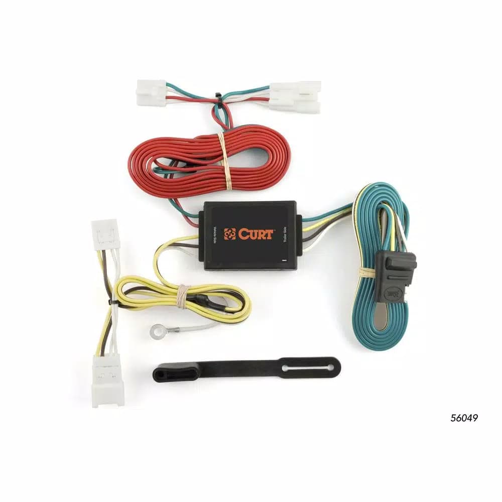 CURT Custom 4-Way Flat Trailer Wiring Harness for Hyundai Elantra, Sonata & Kia Optima